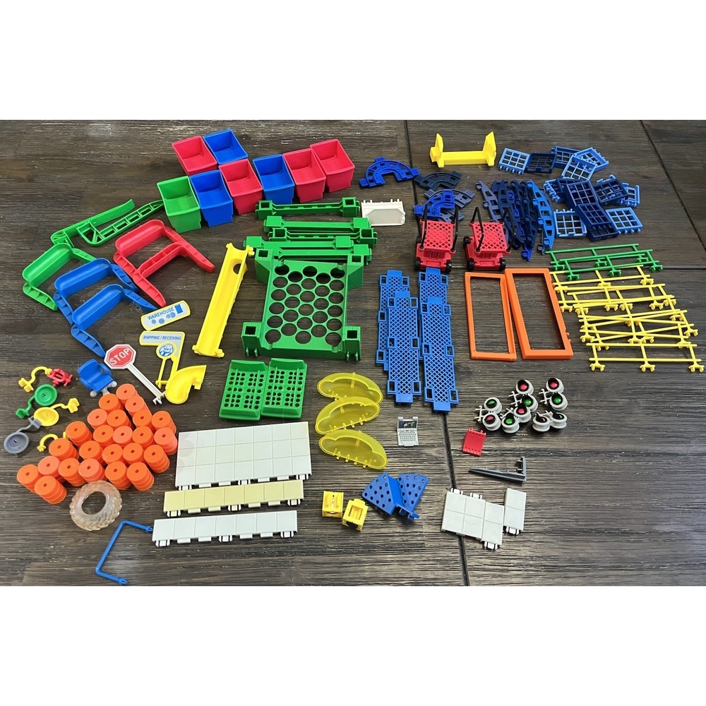 Lot Of Rokenbok Building Parts Accessories Over 120 Pieces Assorted Replacement